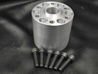 TBS-4022 - COUPLER SPACER BILLET. XR-1 BLOWER. 1.25in Male AND 1.50in Female Registers  3" OVERALL